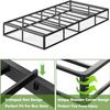 VTWAZAST Box Spring Only, 5 Inch Low Profile Heavy Duty Metal Structure with Easy Clean Fabric Bed Cover, Non-Slip, Noise Free, Easy Assembly (Twin) view 4