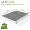 VTWAZAST Box Spring Only, 5 Inch Low Profile Heavy Duty Metal Structure with Easy Clean Fabric Bed Cover, Non-Slip, Noise Free, Easy Assembly (Full) view 3