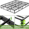 VTWAZAST Box Spring Only, 5 Inch Low Profile Heavy Duty Metal Structure with Easy Clean Fabric Bed Cover, Non-Slip, Noise Free, Easy Assembly (Full) view 4
