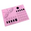 Beavorty Nail Hand Mat Manicure Pad Ruler Nail Art Stamping Plate Polish Practice Pad view 1
