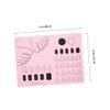 Beavorty Nail Hand Mat Manicure Pad Ruler Nail Art Stamping Plate Polish Practice Pad view 2
