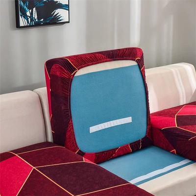 Sectional Couch Covers 1/2/3/4 Seater Sofa Seat Cushion Covers L Shape Separate Cushion Couch Chaise Cover Elastic Protector for Left/Right Stretch Sofa Seat Slipcover ( Color : 26# , Size : 1 seat (5