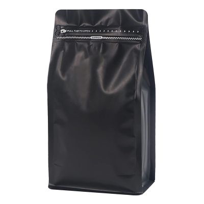 Muka 50 PCS 16 OZ Flat Bottom Coffee Bags, Coffee Beans Storage Bags High Barrier Aluminumed Foil,16 OZ, 5 1/2"W x 10 1/2"H x 3"D
