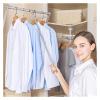 CHALKE Pull Down Hanging Rod, Lift/Pull Down Bedroom Single Coat Rack, Closet Bedroom checkroom Space Saving Storage System, Load Capacity 20 kg (Size : 600-830mm) view 1