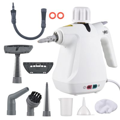 1000W Handheld Multi-Surface Steam Cleaner with Accessories, Multi-Purpose Steamer for Home Use, Steamer for Cleaning Floor, Upholstery, Grout And Car