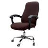 VIKAUL Office Chair Cover Pack of 1 High Back Chair Seat Covers Stretch Rotating Chair Cover Slipcovers Waterproof Chair Protectors for Office Boss Computer Chairs,Dark Coffee view 1