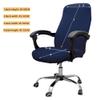VIKAUL Office Chair Cover Pack of 1 High Back Chair Seat Covers Stretch Rotating Chair Cover Slipcovers Waterproof Chair Protectors for Office Boss Computer Chairs,Dark Coffee view 4