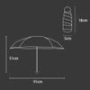EUBUY Travel Umbrella Windproof Compact Umbrella, 6 Ribs Cute Mini Travel view 3