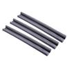 3pcs Under Door Draft Stopper Black Front Air Draft Stopper Noise Window Adjustable Door Sweeps Soundproof Rubber view 1
