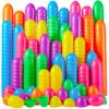 JOYIN 200 PCS 2.3" Easter Eggs, Empty Plastic Eggs Fillable Colorful Bright Eggshell Bulks for Easter Hunt, Filling Treats, Party Favor, Basket Stuffers, Classroom Prize Supplies view 1