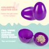 JOYIN 200 PCS 2.3" Easter Eggs, Empty Plastic Eggs Fillable Colorful Bright Eggshell Bulks for Easter Hunt, Filling Treats, Party Favor, Basket Stuffers, Classroom Prize Supplies view 2