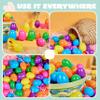 JOYIN 200 PCS 2.3" Easter Eggs, Empty Plastic Eggs Fillable Colorful Bright Eggshell Bulks for Easter Hunt, Filling Treats, Party Favor, Basket Stuffers, Classroom Prize Supplies view 3
