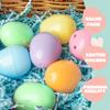 JOYIN 300PCS Pastel Easter Eggs, 2.3" Empty Plastic Eggs, Colorful Plastic Eggshell Bulks for Easter Hunt, Filling Treats, Party Favor, Easter Basket Stuffers, Classroom Prize Supplies view 2