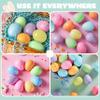 JOYIN 300PCS Pastel Easter Eggs, 2.3" Empty Plastic Eggs, Colorful Plastic Eggshell Bulks for Easter Hunt, Filling Treats, Party Favor, Easter Basket Stuffers, Classroom Prize Supplies view 4