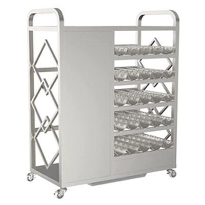 Umbrella Holder Umbrella Rack Metal Umbrella Stand With Brake Universal Wheel Umbrella Rack Hollow Drain Tray European Umbrella Holder Hotel Lobby Umbrella Holder Indoor ( Color : Silver , Size : 70*3