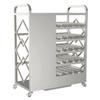 Umbrella Holder Umbrella Rack Metal Umbrella Stand With Brake Universal Wheel Umbrella Rack Hollow Drain Tray European Umbrella Holder Hotel Lobby Umbrella Holder Indoor ( Color : Silver , Size : 70*3 view 1