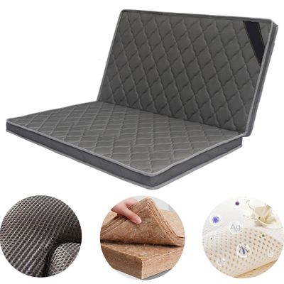 LZTENRETO Firm Coconut Coir Mattress, 3E Coconut Palm Mattress Pad, Thick Coir Mattress in 6cm,9cm,11cm, Foldable (Black,80x190x11cm(32"x75"x4.3"))