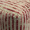 SIMPLIHOME Zoey Boho Cube Woven Pouf in Maroon Cotton and Wool for the Living Room, Bedroom and Kids Room view 4