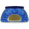 Polmedia Polish Pottery Heater - Deep Into The Blue Sea Pattern Handmade in Boleslawiec Poland by Ceramika Artystyczna + Certificate of Authenticity view 3
