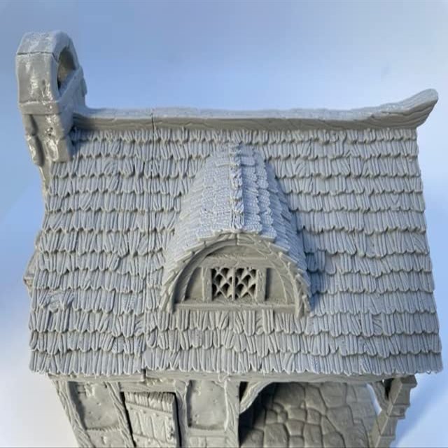 HERO Creations Bakery RPG Miniature Terrain, Shingle Roof, 1:28
