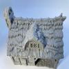 HERO Creations Bakery, Thatch Roof, 1:28 RPG Miniature Terrain view 2
