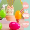 JOYIN 3.15" 144 PCS Plastic Easter Eggs 6 Golden Eggs, Large Empty Eggshells Fillable for Easter Hunt, Parties, Basket Stuffers Filler, Classroom Prize Supplies view 2