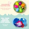 JOYIN 3.15" 144 PCS Plastic Easter Eggs 6 Golden Eggs, Large Empty Eggshells Fillable for Easter Hunt, Parties, Basket Stuffers Filler, Classroom Prize Supplies view 3