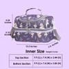 Life on track Insulated Kids Dual Compartment Lunch Bag Tote Pack for Girls Boys Toddler Kindergarten School Picnic Food Cooler Hot Water Ice with Strap (Ballet Dancer) view 2