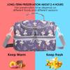 Life on track Insulated Kids Dual Compartment Lunch Bag Tote Pack for Girls Boys Toddler Kindergarten School Picnic Food Cooler Hot Water Ice with Strap (Ballet Dancer) view 4