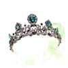 Baroque Crown Tiara Hair Jewelry Alloy Rhinestone Headdress view 3