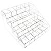 CuteBox Company Clear Acrylic 4 Tier 24 Bin Organizer (16" x 15.5" x 9.5") for Retail, Merchandise, Display, Jewelry, Repair Parts, Beads, Trinkets, Tchotchkes, Storage, Organization view 1