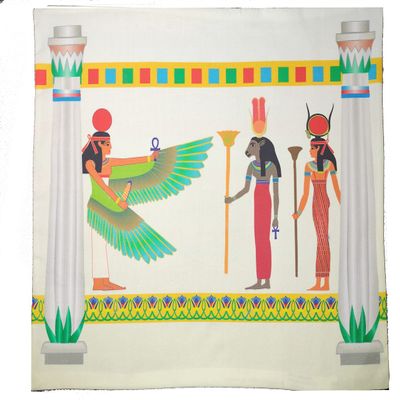 Altar Cloth or Tarot Mat - Egyptian Goddesses Tarot Cloth - Pagan or Wicca Altar Cloth or Tarot Mat, Divination Cloth, Spell Casting Mat