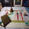 Altar Cloth or Tarot Mat - Egyptian Goddesses Tarot Cloth - Pagan or Wicca Altar Cloth or Tarot Mat, Divination Cloth, Spell Casting Mat view 4
