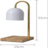 Candle Heater Cordless Candle Lamp Warmer with Log Base Fire-Free Aromatherapy Lamp Nordic Melting Wax Lamp for Cafe Home Office Bedside Indoor view 2