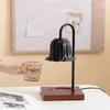 Candle Heater Candle Melting Lamp Orchid Shape Simple Candle Wax Melting Lamp Nordic Retro Melting Wax Lamp for Home CafeBlack,White Bedside Indoor view 4
