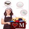 1 PC Large Storage Baskets Bins Red Love Collapsible Storage Box Laundry Organizer for Closet Shelf Nursery Kids Bedroom Valentine's Day Saint Country Rustic Plaid Black view 4