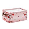 1 PC Large Storage Baskets Bins Love-Tree Collapsible Storage Box Laundry Organizer for Closet Shelf Nursery Kids Bedroom Valentine's Day Saint Rose Spring Love-Birds view 1