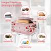 1 PC Large Storage Baskets Bins Love-Tree Collapsible Storage Box Laundry Organizer for Closet Shelf Nursery Kids Bedroom Valentine's Day Saint Rose Spring Love-Birds view 2