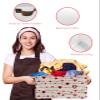 1 PC Large Storage Baskets Bins Valentine's Love Collapsible Storage Box Laundry Organizer for Closet Shelf Nursery Kids Bedroom Saint Red Heart Stripes Retro view 4