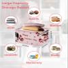 1 PC Large Storage Baskets Bins Valentine's Day Collapsible Storage Box Laundry Organizer for Closet Shelf Nursery Kids Bedroom Love-Bird Red Pink Saint Spring view 2