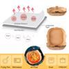 Air Fryer Disposable Paper Liner, Square Parchment Cooking Non-Stick, Baking Roasting Food Grade Paper for Air Fryer, Microwave Oven, Frying Pan, Oil-proof, Water-proof (200PCS 6.3 Inch Natural) view 3