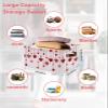 1 PC Large Storage Baskets Bins Saint Love Collapsible Storage Box Laundry Organizer for Closet Shelf Nursery Kids Bedroom Saint Happy Valentine's Day Romantic Heart view 2
