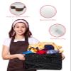 1 PC Large Storage Baskets Bins Black Abstract Collapsible Storage Box Laundry Organizer for Closet Shelf Nursery Kids Bedroom Modern Geometric Minimalist Stripes view 4