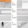Sulugood Blackout Cellular Shades Cordless Room Darkening Cellular Blinds Thermal Insulated Honeycomb Blinds for Windows, White, 27.5" W x 72" H view 4