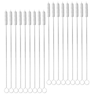 GLEAVI 25pcs Stainless Steel Straw Brush Cleaner Brush Straws Test Tube Cleaner Cleaning Tool Test Tube Cleaning Water Bottle