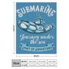 Blanket Throw Submarine Fousney Undes The Sea Spirit of Adventures Flannel Warm Soft Comfortable Fluffy Plush Blankets Living Room Couch Sofa Bed Bedroom Decoration Home Decor 60"*80"150 * 200cm view 2