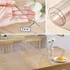 2mm Thick Clear Tablecloth Plastic PVC Table Protector Waterproof Wipe Clean Vinyl Table Mats Transparent Rectangle Table Cover for Restaurant/Bar/Home Kitchen (Size : 24x39in/60x100cm) view 3