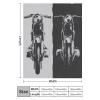 Blanket Throw Retro Two Motorcycles Flannel Warm Soft Comfortable Fluffy Plush Blankets Living Room Couch Sofa Bed Bedroom Decoration Home Decor 60"*80"150 * 200cm view 2