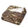 Blanket Throw Retro The Worlds Largest Truck Flannel Warm Soft Comfortable Fluffy Plush Blankets Living Room Couch Sofa Bed Bedroom Decoration Home Decor 60"*80"150 * 200cm view 3