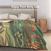 Blanket Throw A Bucket with Paint and Brushes Flannel Warm Soft Comfortable Fluffy Plush Blankets Living Room Couch Sofa Bed Bedroom Decoration Home Decor 40"*50" 100 * 130cm view 4